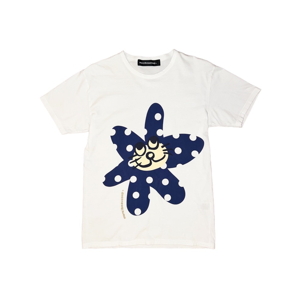 Rare Mercibeaucoup Flower Cat Tshirt Size 4